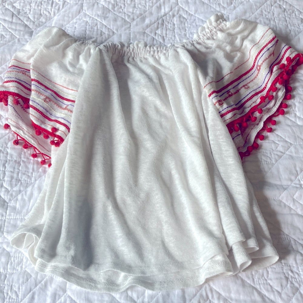 Vintage America top (White) Size small